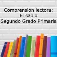 Comprensión lectora: El sabio – Segundo grado primaria