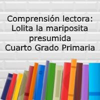 Comprensión lectora: Lolita la mariposita presumida – Cuarto grado primaria